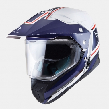 DUAL SPORT ĶIVERE MT HELMETS SYNCHRONY DUO SPORT SV VINTAGE PEARL WHITE GLOSS